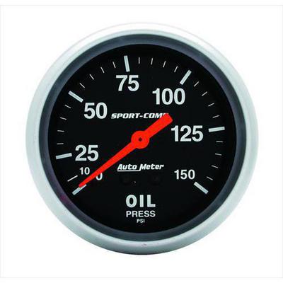 Auto Meter Sport-Comp Mechanical Oil Pressure Gauge - 3423